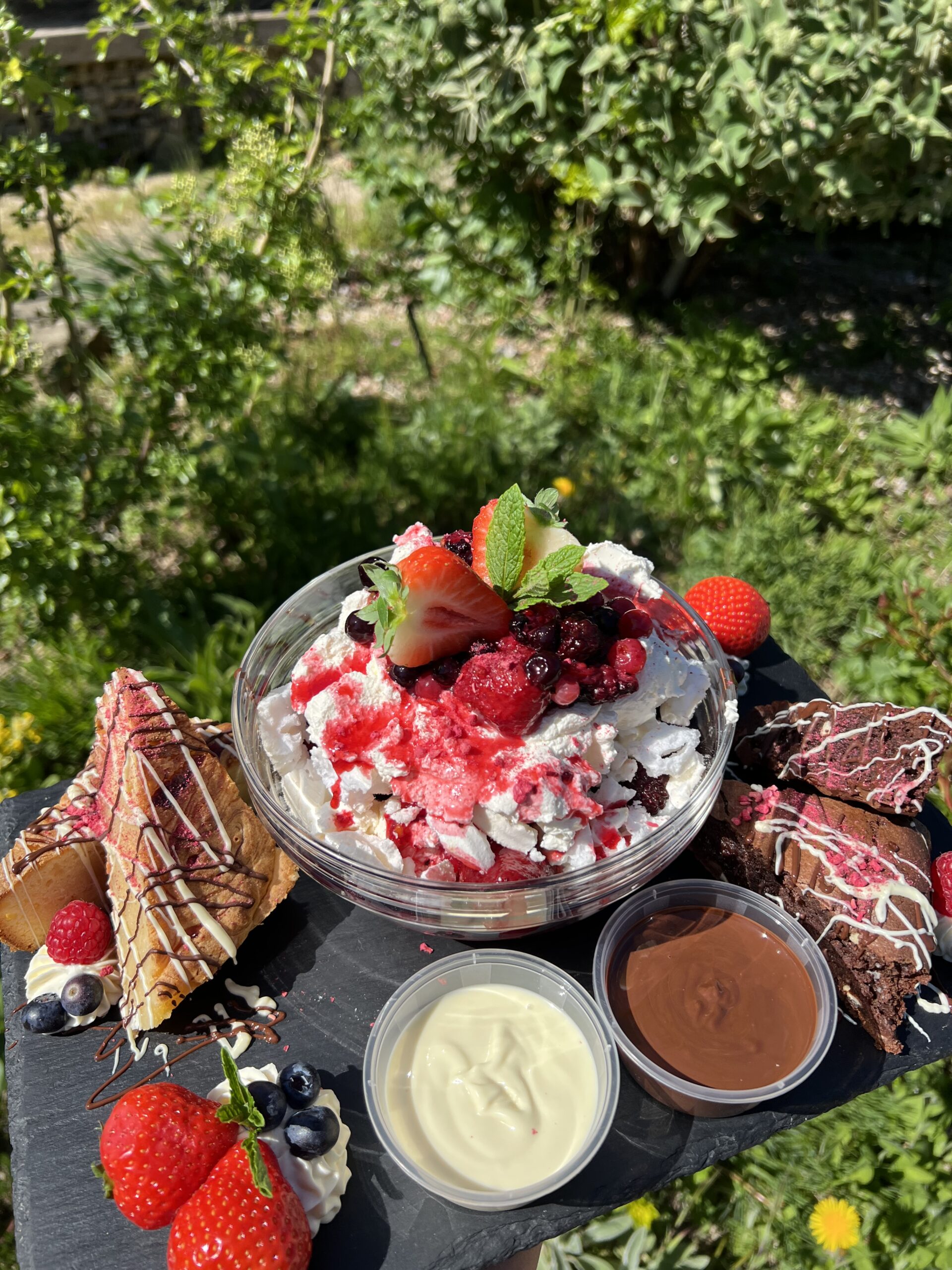 Rhubarb Shed dessert platter